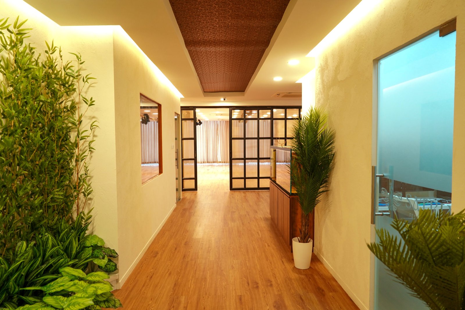 Entrance interior of Satria Studio in Adyar, Chennai