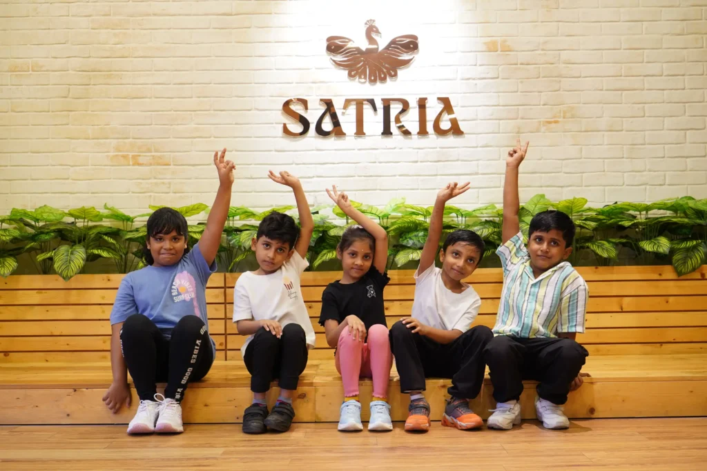 Kids activity class at Satria Studio in Adyar, Chennai